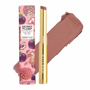Winky Lux Skinny Plump Demi-Matte Lipstick Shade Stripped Down